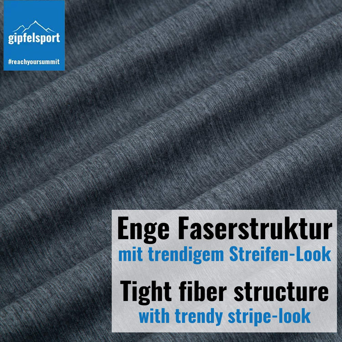 gipfelsport Microfibre Towel | Grey | S80x40cm