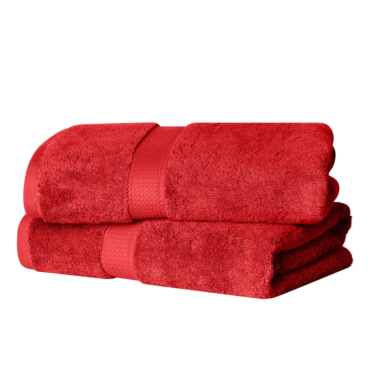 Home City, 100% Cotton, Towel Set, Red - Towel