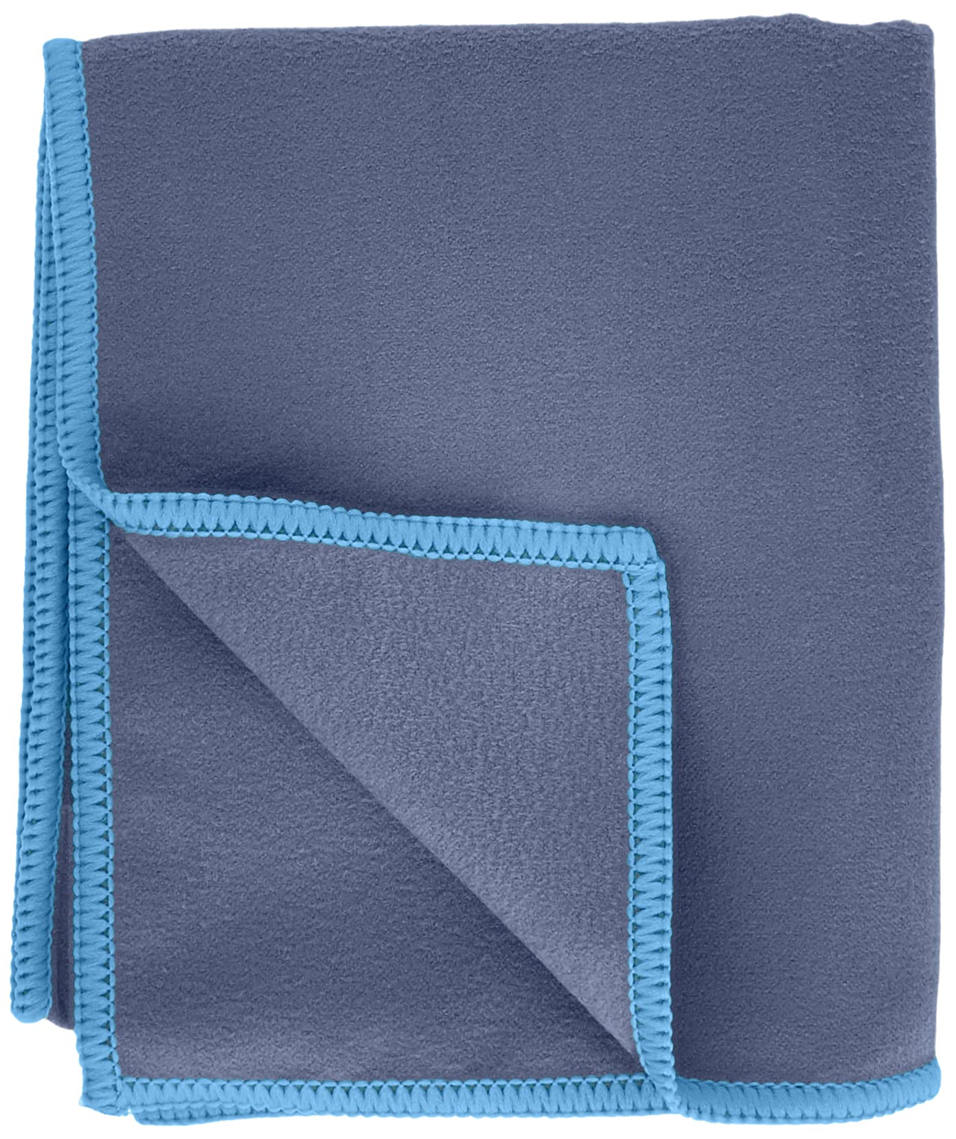 Playshoes Unisex Multifunctional Towel, Microfibre Bath Towel Portable Blanket, Navy, 30 x 50 cm
