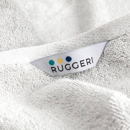 Ruggeri 4 Piece Guest Towel Set, 40x50 cm, Soft Cotton, White