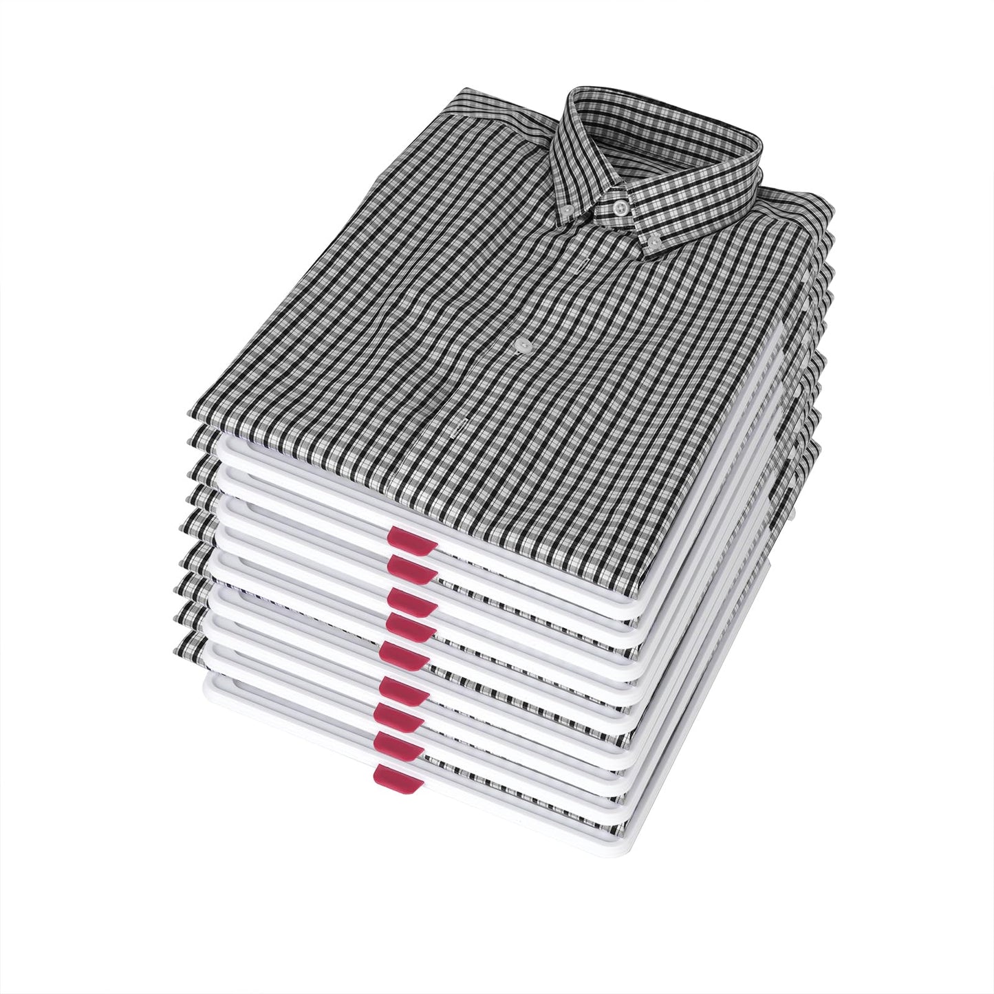 Adorila 10 Pack T-Shirt Organiser for Kids & Small Clothes, Medium Size