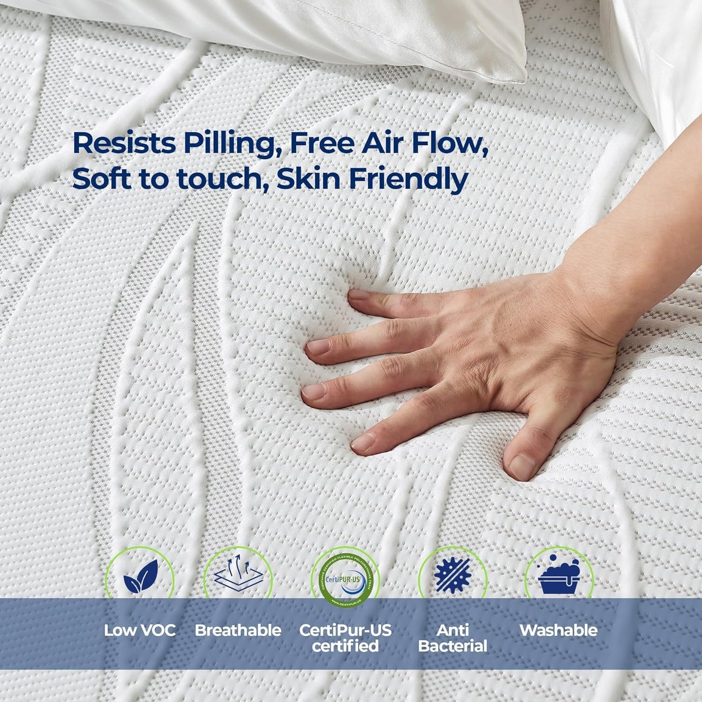 Classic Living Astralis Astralis Cooling Gel Memory Foam Mattresses, Breathable Mattress Medium Firm Mattresses | Mattress in a box