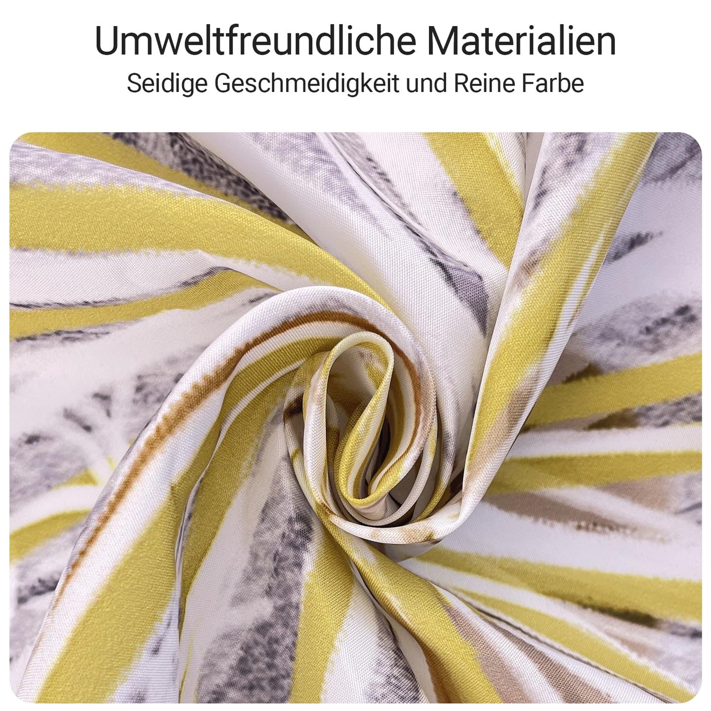 Lerores Shower Curtain, 240 x 200 cm, Dandelion, Weighted Hem, Anti-Mould Textile, Water-Repellent
