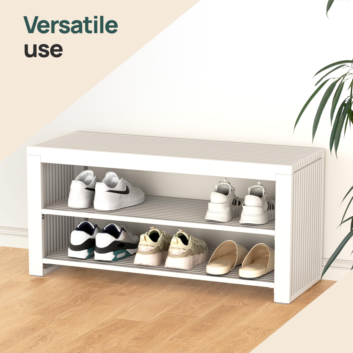Hallway Bench - Shoe Bench Storage with Seat - Shoe Storage Benches