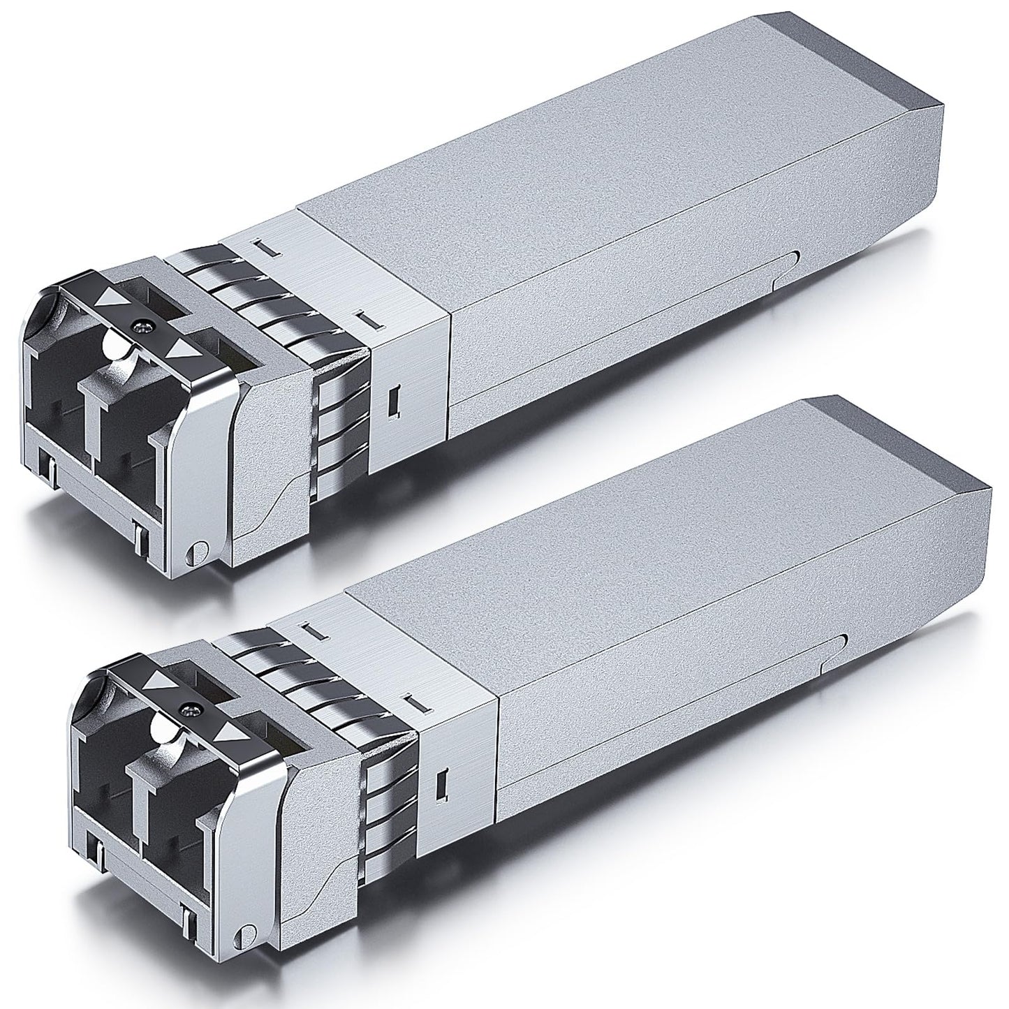 10Gtek [2 Pack] for Ubiquiti UniFi SFP+ Multimode Transceiver UF-MM-10G, 10G SFP+ SR Fibre Module, Dual LC Connector, 850nm, 300m
