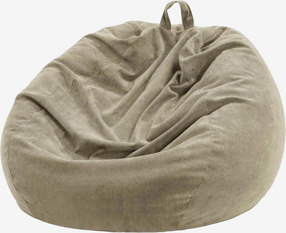 Nobildonna Bean Bag Chair Cover No Filler for Kids Beanbag Stuffed Animal Storage Without Filling Plush Toys Holder and Organizer Soft Premium