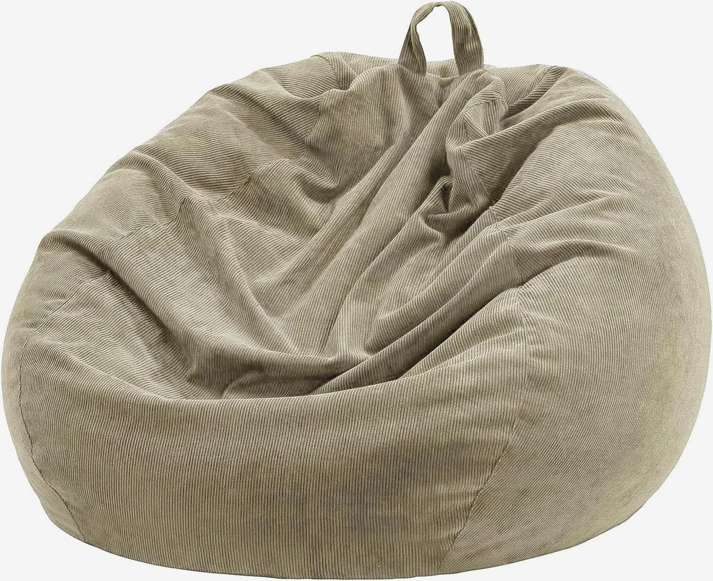 Nobildonna 3 ft Bean Bag Chair Cover (No Filler) for Adults and Kids 300L Extra Large Stuffed Animal Storage Bean Bag Washable Soft Premium Corduroy