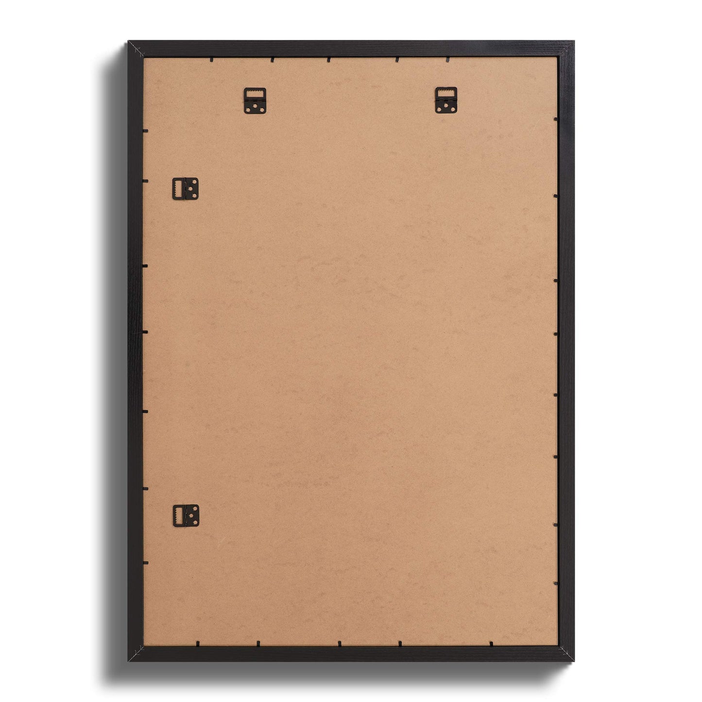 Fabian Clarke London A1 Modern Black Wooden Picture Photo Frame with White A2 Mount to Hang Portrait or Landscape
