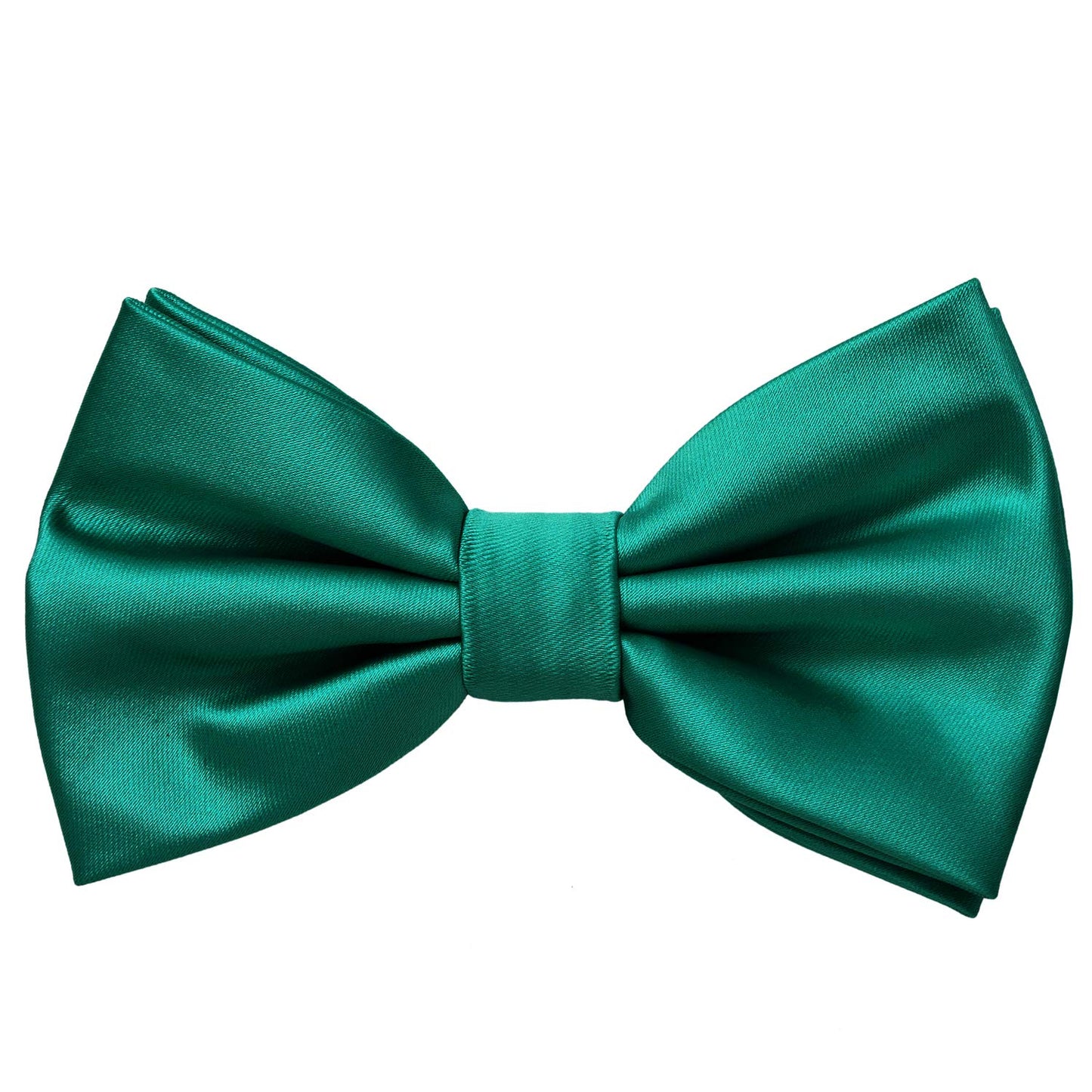 MASADA bow tie petrol - men's accessory in silk-look, continuously adjustable, handmade with hook closure - 12 x 6 cm