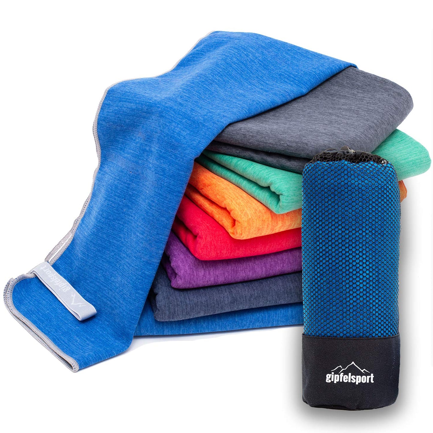 gipfelsport Microfibre Towel | Blue | XL(180x80cm)
