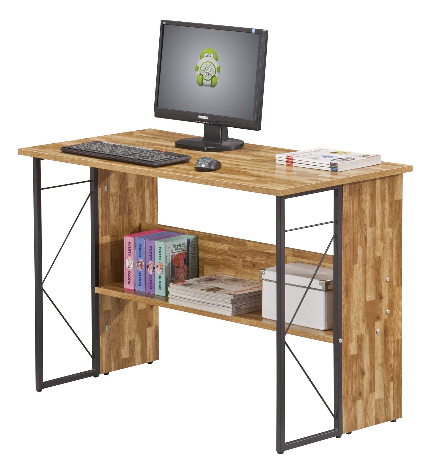 Alphason,AW3524,Rhodes Walnut and Grey desk,Walnut and Grey,760x1000x550mm
