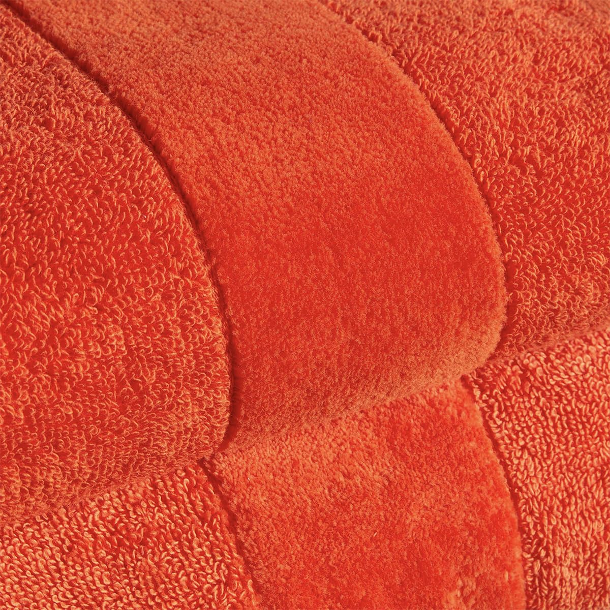 Christy Prism Bath Towel Set | 2 pieces | Vibrant Colours | 100% Turkish Cotton | Super Soft and Fluffy | Quick Dry | Orangeade Orange