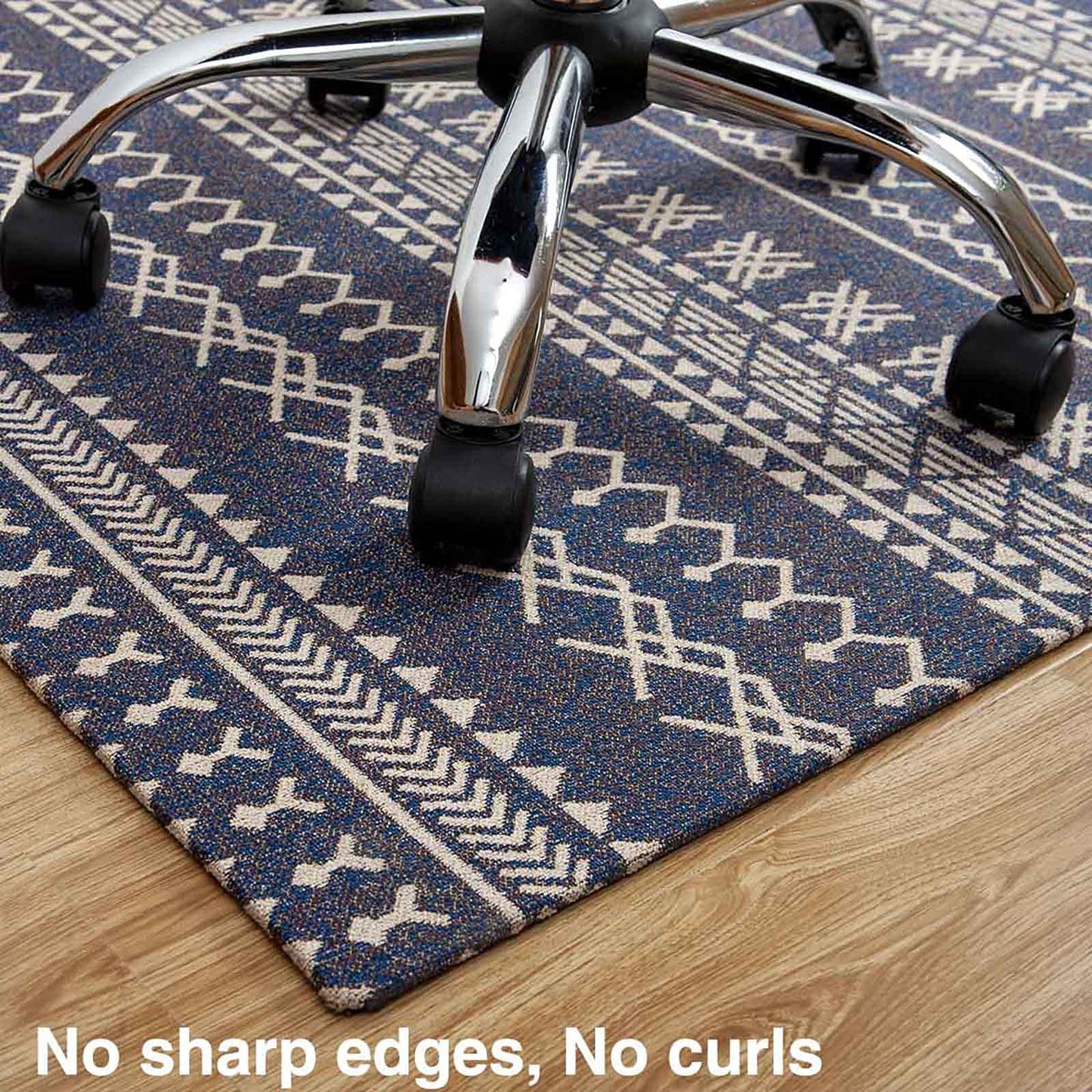 Luxury Chair Mat for Carpeted Floor, Office Chair Mat hardwood floors, 120 X 90cm Multi-Purpose Carpet Protector for Home and Office