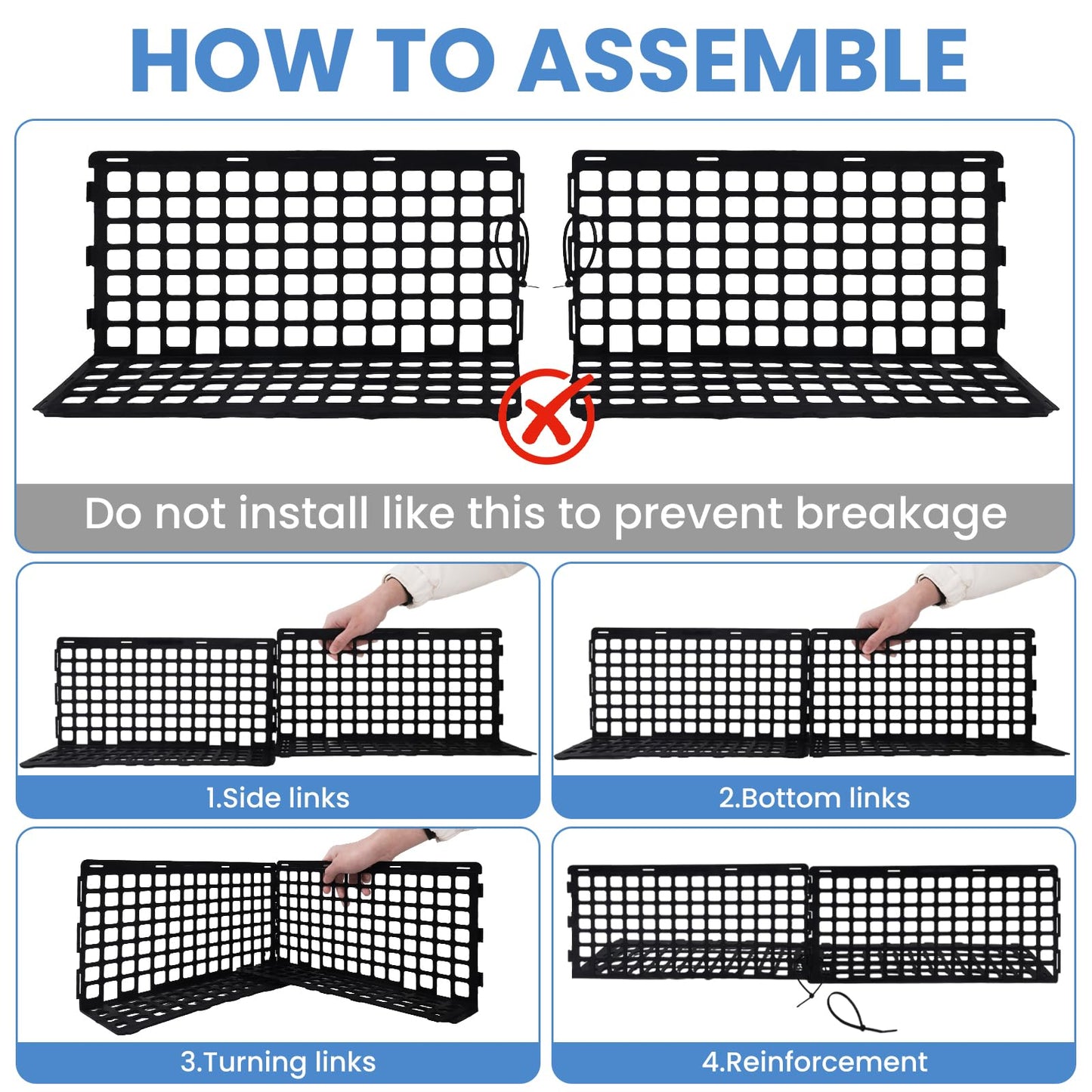 12 Pcs Under Sofa Blockers for Bed and Furniture, Under Bed Blockers