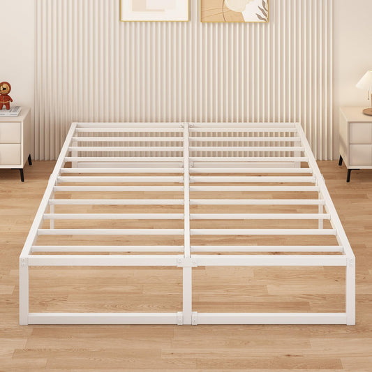 Yicensen King Size Bed Frame 150x200 cm, Metal Bed Frame king with Steel Slat Support, Easy Assembly, Noise Free, No Box Spring Needed, 30cm High,