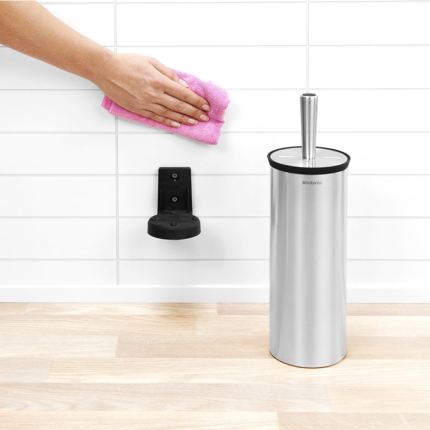 Brabantia 427183 Stainless Toilet Brush, Metal/Plastic, Matt Steel