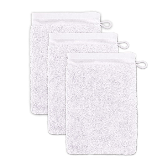M?ve wash Glove, Snow, 15 x 20 cm , pack of 3