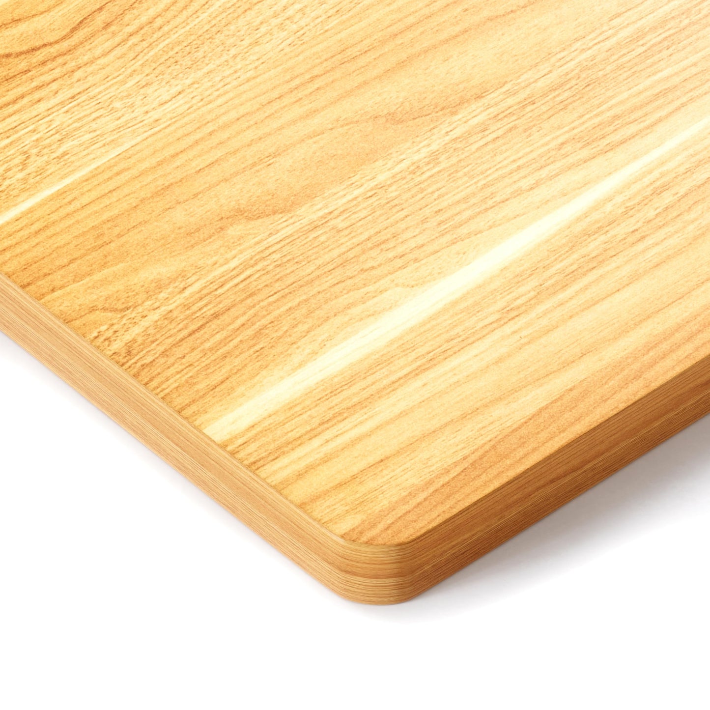 BIZUM Table Top 160 x 70 cm Desk Top Desktop for Height Adjustable Electric Standing Desk, Dining Tables and More DIY - 25 mm Sturdy Durable (Maple)