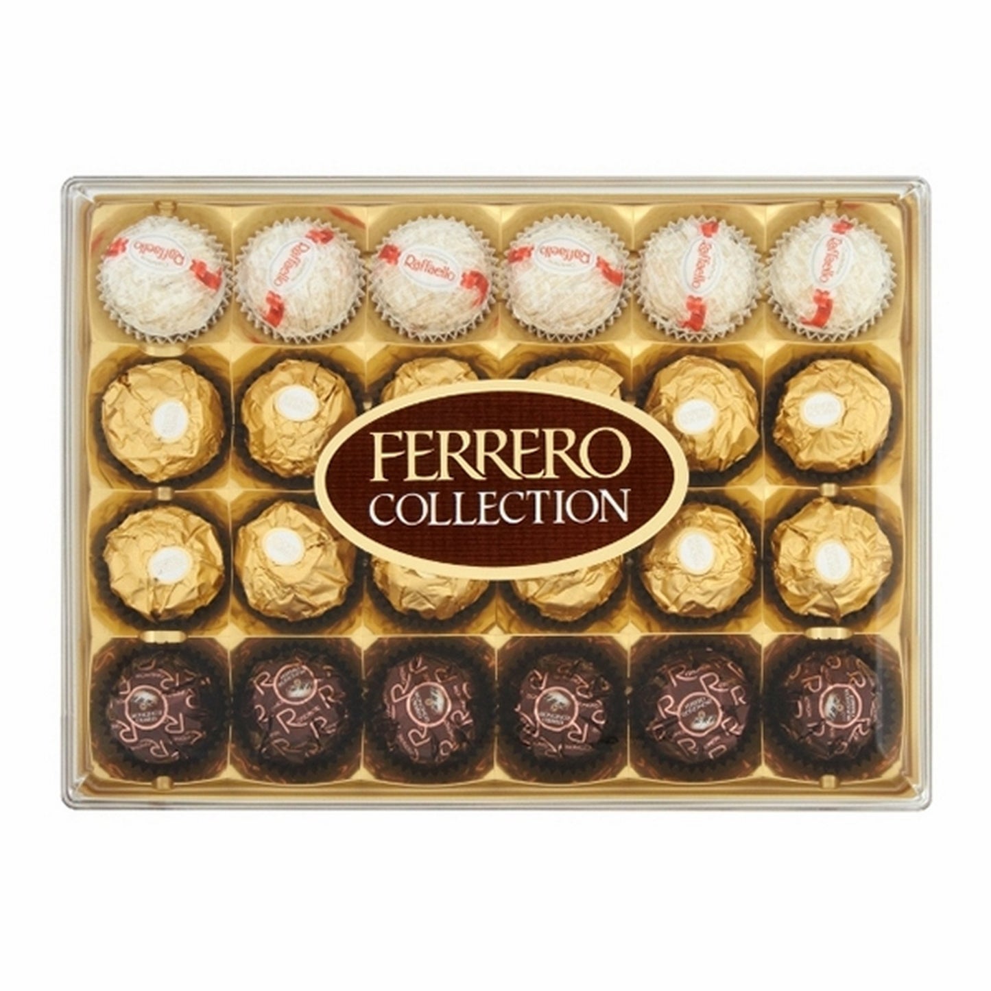 24 Ferrero Rocher Collection chocolat truffes - Raffaello, RondNoir, Rocher. 269g de plaisir