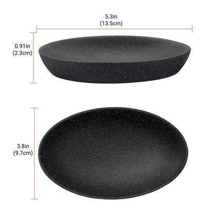 Shinowa Soap Dish, Resin Soap Saver Sponge Dish Tray Mini Storage Tray