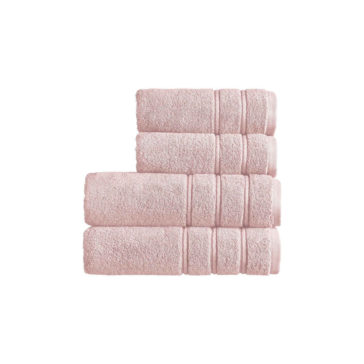 Christy Antalya Large Bath Towels | Set of 4 | 100% Turkish Cotton | 600GSM | Soft Plush Luxury Towel Set | 2 Bath Towels 2 Hand Towels | Quick Dry