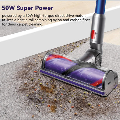 SHUOMAO Brush Head for Dyson V7/V8/V10/V11/V15 Vacuum,Turbine Motorhead Floor Head Replacement Spare Parts Attachment,Tool Roller Brush Accessories
