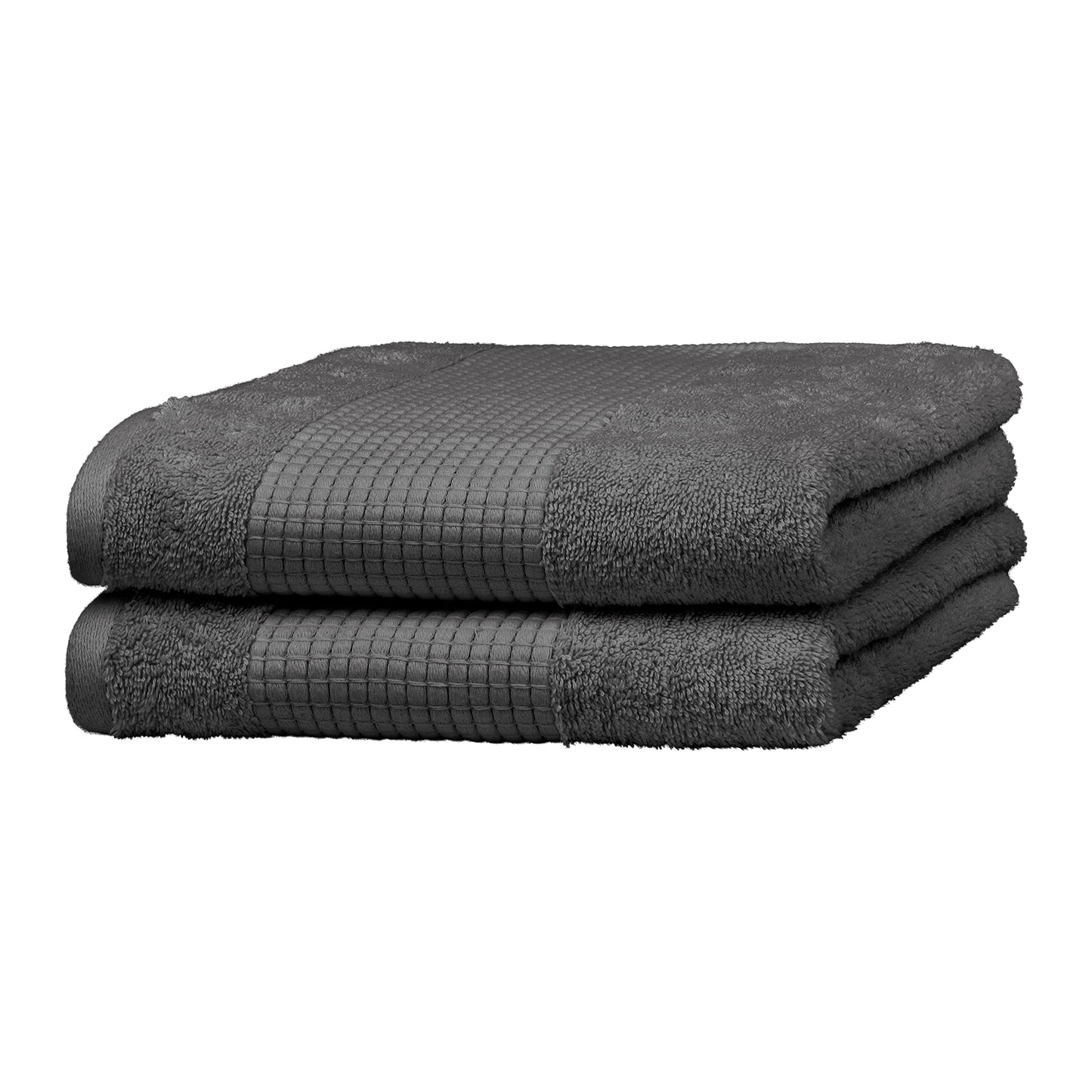 Merana Rome Hand Towel Set, Absorbent, Soft and Lint-, Terry Towel in Luxury Quality, Made of Heavy Organic Cotton, 590 GSM