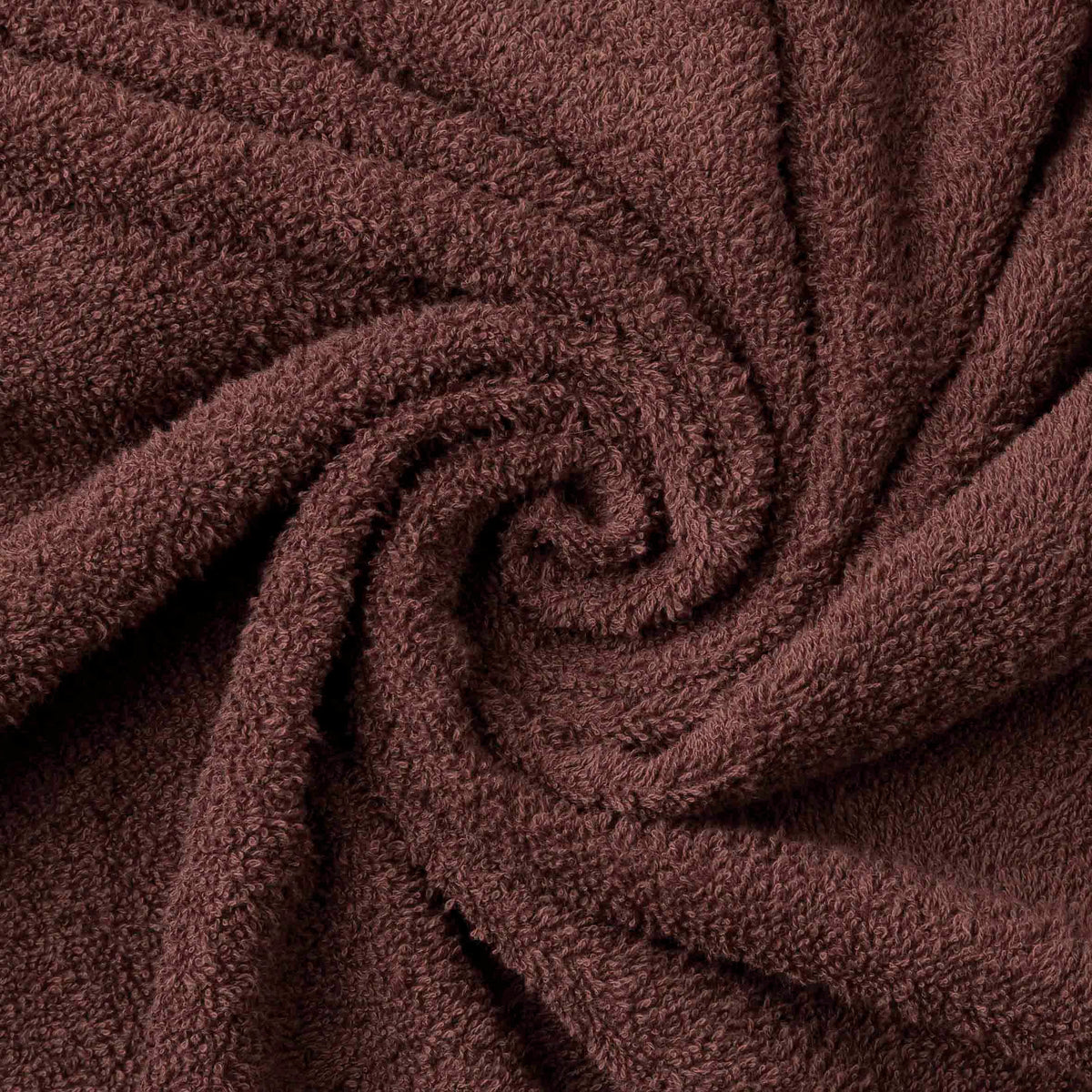 Todocama - Set of 12 Hand Towels 30 x 30 cm 100% Soft and Absorbent Cotton, 550 gsm Premium, Chocolate
