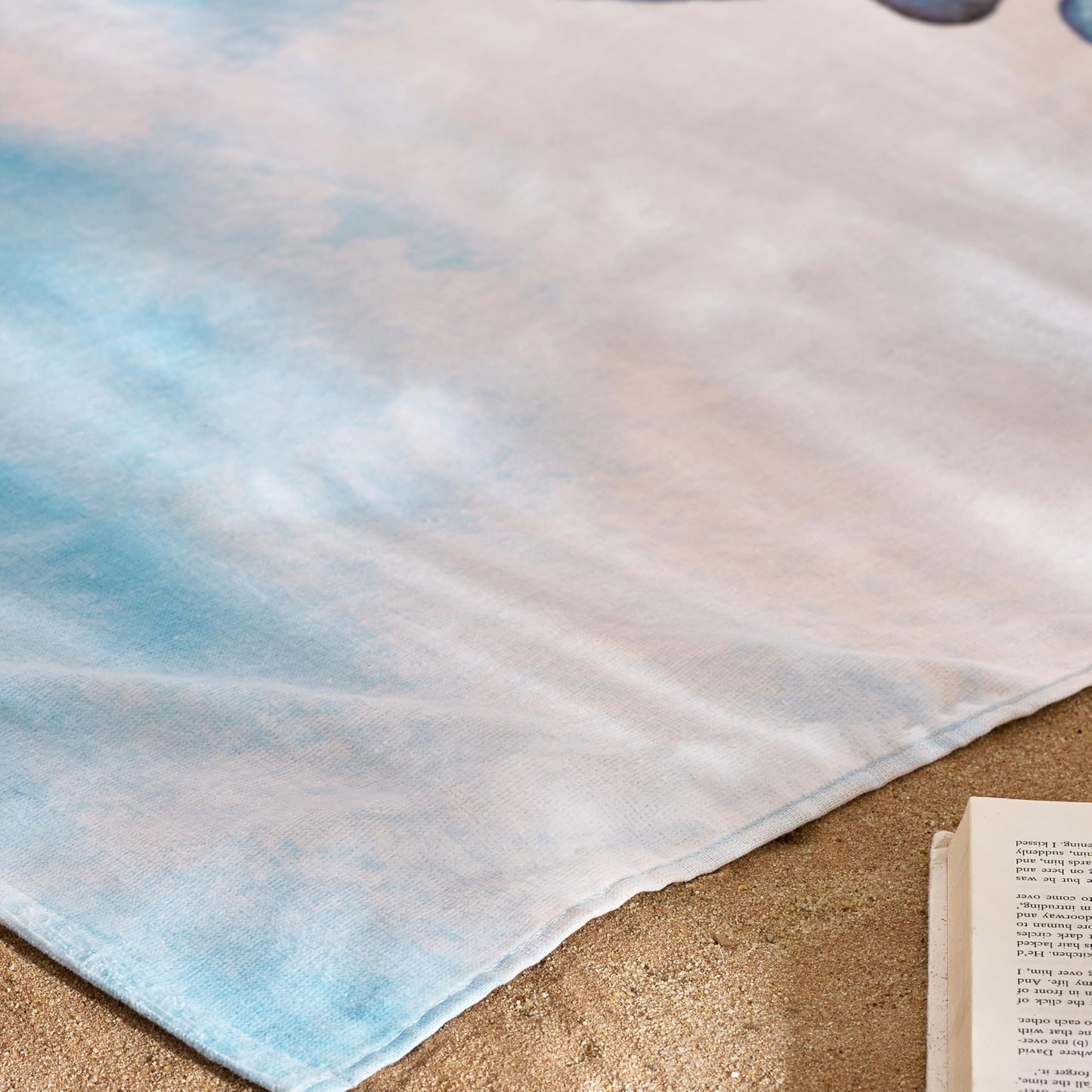Catherine Lansfield Octopus76x160cm Cotton Beach Towel Blue
