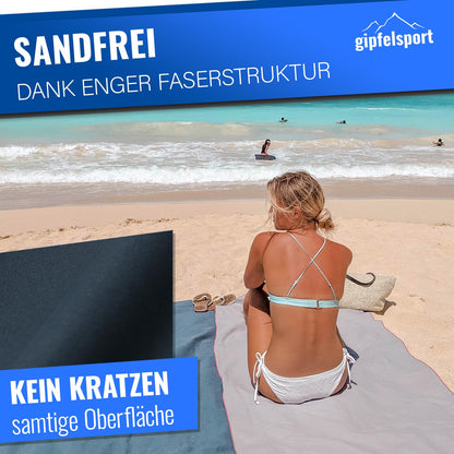 gipfelsport Microfibre Towel Set2 1x S80x40cm & 1x XL180x80cm Navy