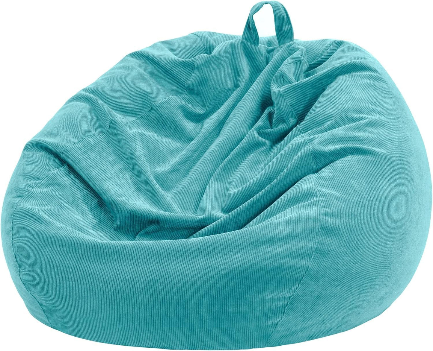 Nobildonna Bean Bag Chair Cover (No Filler) for Kids Beanbag Stuffed Animal Storage Without Filling Plush Toys Holder and Organizer Soft Premium