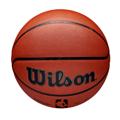 Wilson Basketball, NBA Authentic Series Model, Indoor/Outdoor, Mixed Leather, Size: 7, Brown