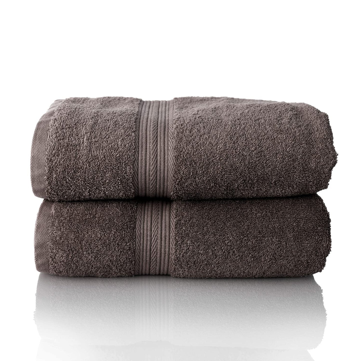 ALCLEAR set of terry hand towels, range of soft and highly absorbent towels, OEKOTEX 100 certified, 5 colours & 5 sizes, colour: ANTHRACITE