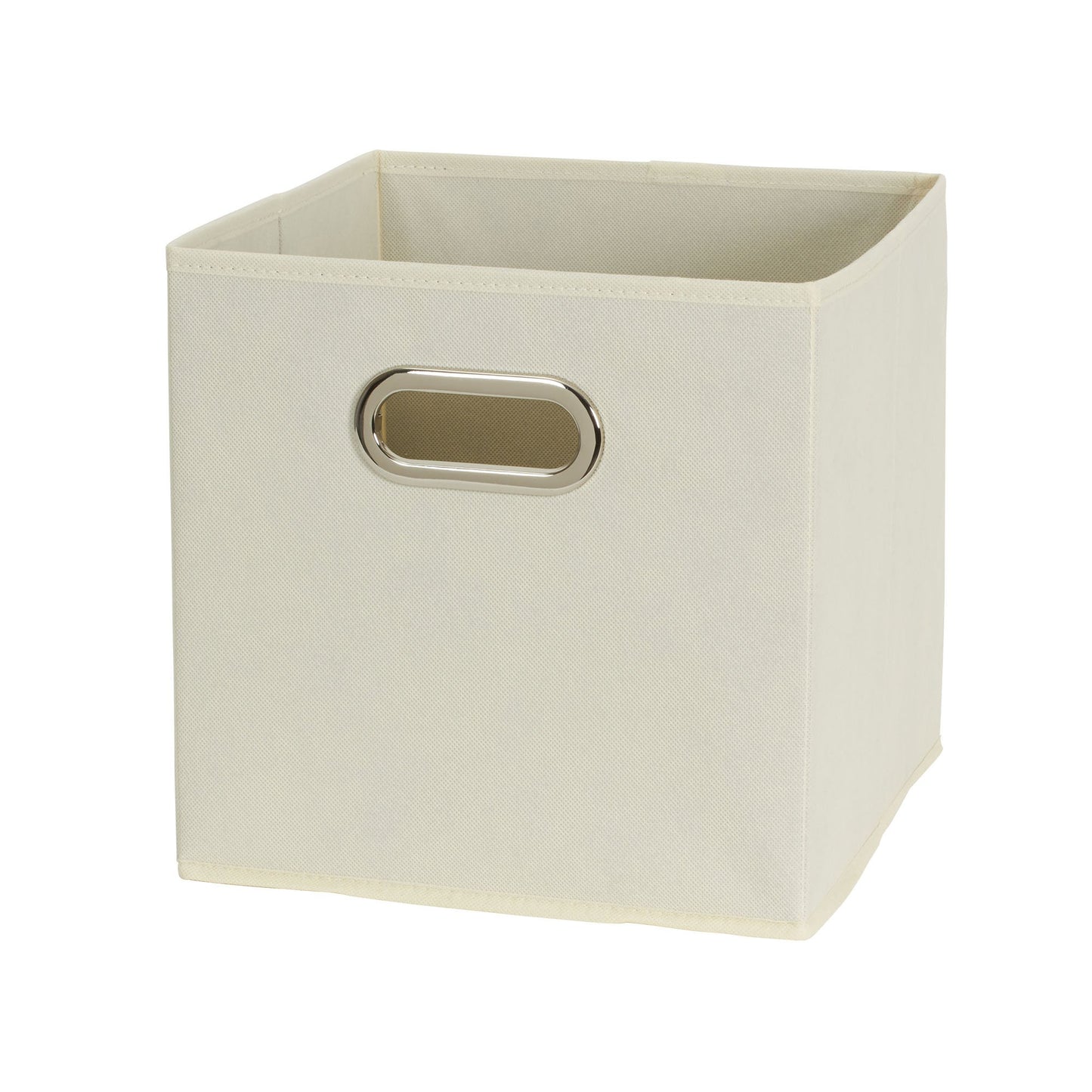 Household Essentials 82-1 Foldable Fabric Storage Bins | Set of 6 Cubby Cubes with Handles | Natural, 6 lbs