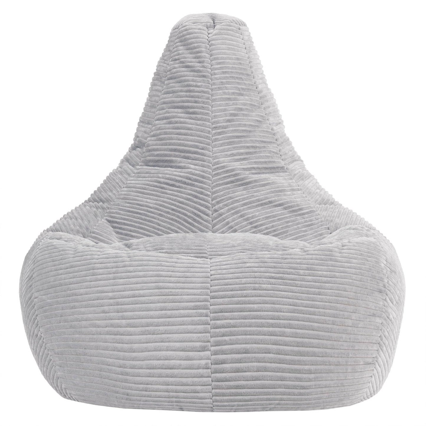 icon Dalton Large Cord Bean Bag with Filling Included, Grey