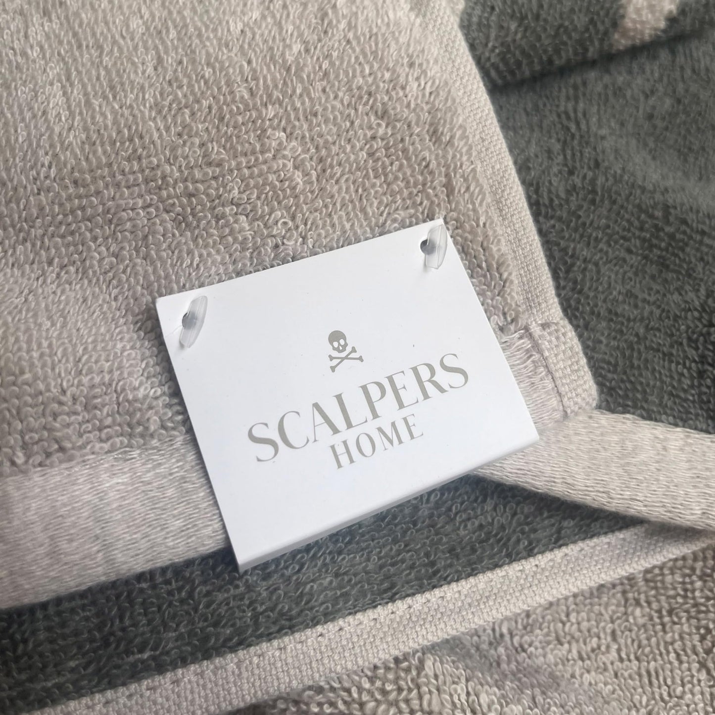 Scalpers Towel 90x180 cm 100% Cotton 500GSM Beige with Logo Home