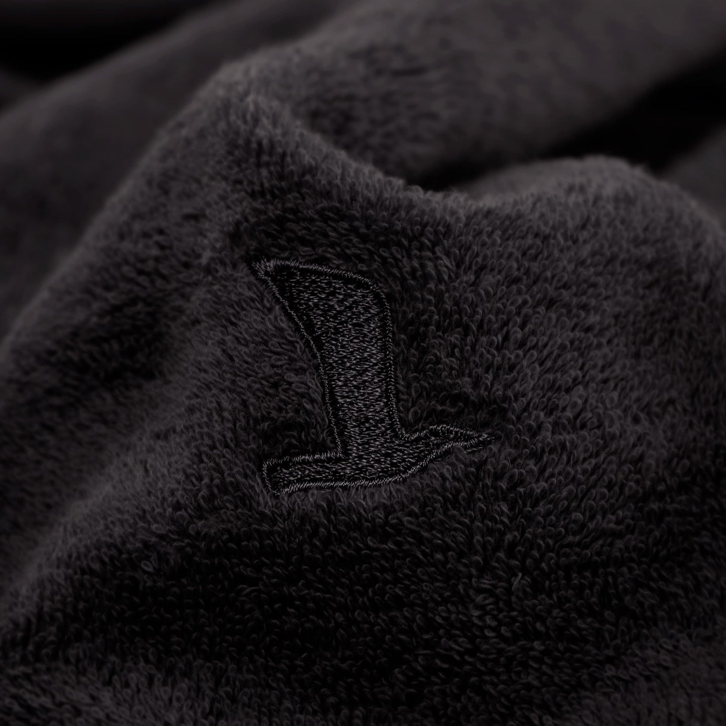 Möve Hand Towels, Black, 80 x 150 cm