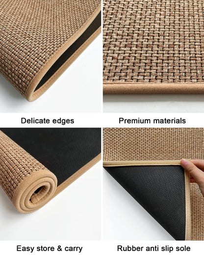 Artnice Kitchen Rug Mat Sets Non Slip Washable, Absorbent Floor Mats for Kitchen, Runner Rugs Set for Kitchen, Hallway, Dining Room, 44x77cm+44x120cm,