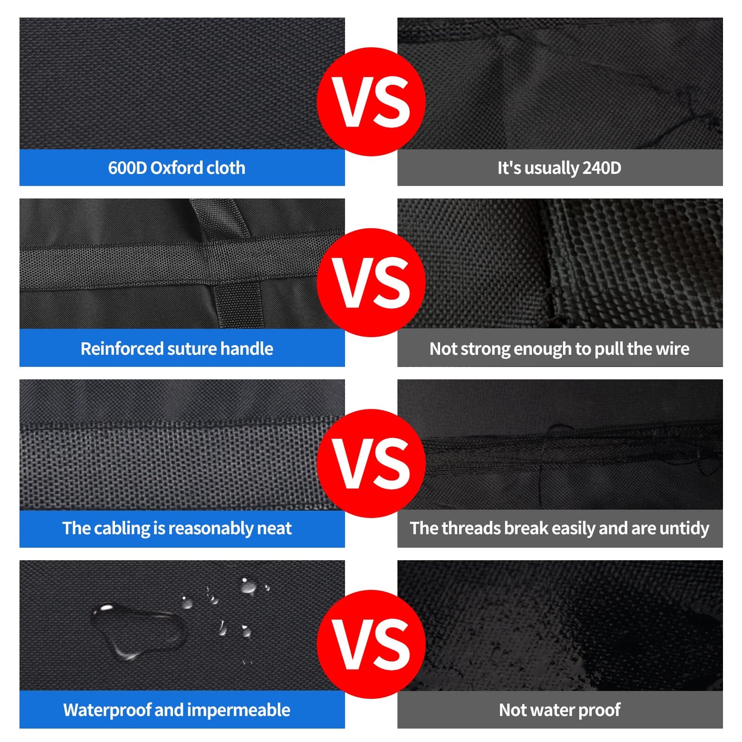 WAORZMK 100L Extra Large Moving Bags Heavy Duty Clothes Storage Bags 4 Pack
