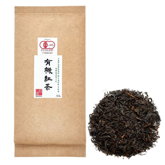 Ocha & Co. Organic Black Tea ? Japanese First Harvest Japanese Loose Leaf - Benifuuki Cultivar with Zero Bitterness ? Smooth, Mild & Fragrant Premium