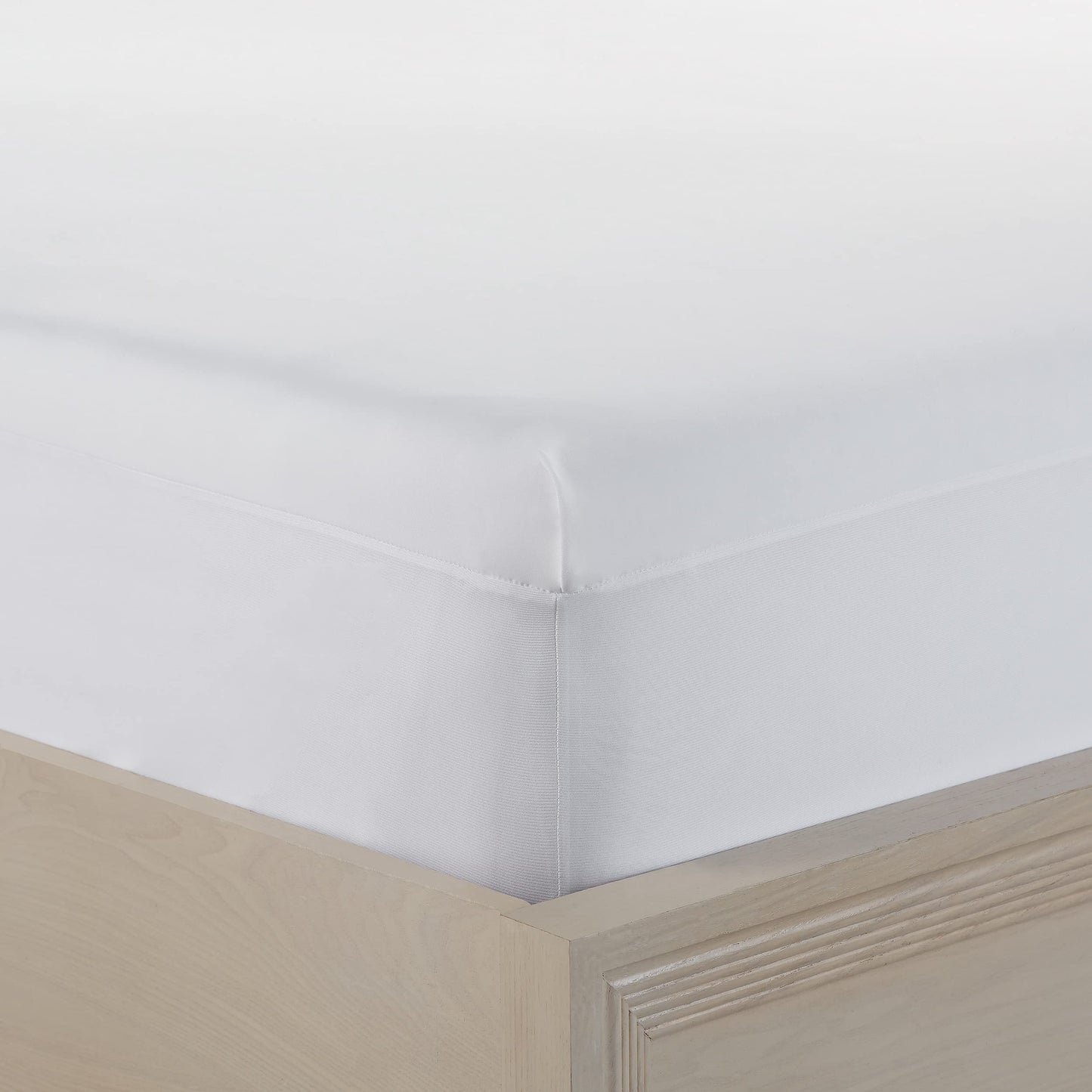 Serta Power Chill Twin XL Size Waterproof Mattress Cover, Soft and Breathable Cooling Mattress Protector, 15" Elastic Deep Pocket for Secure Fit
