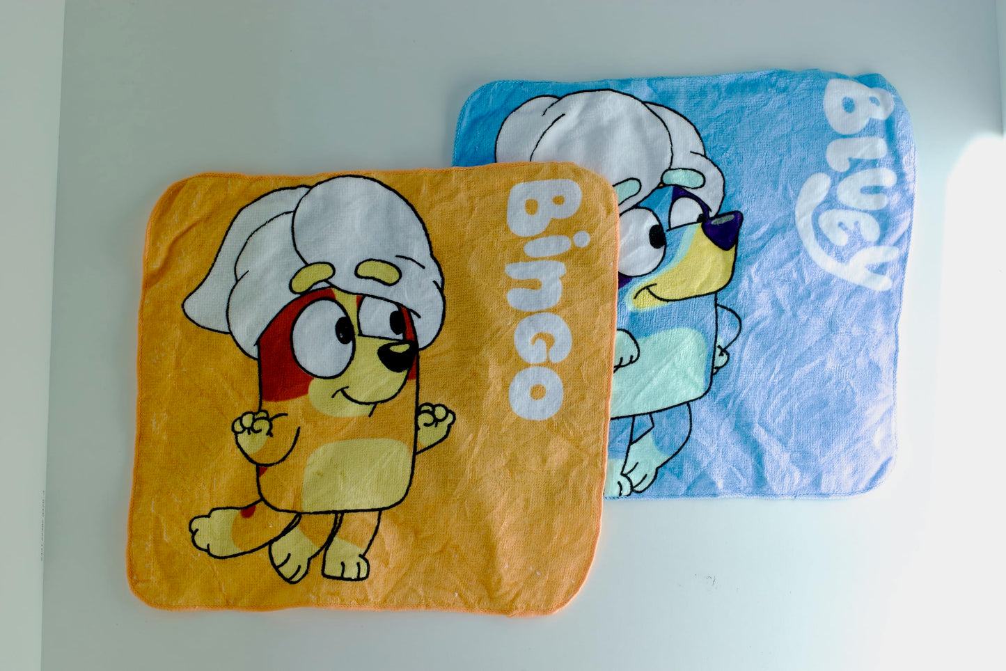 Lex's Linens Bluey & Spidey 3 Pack Magic Face Cloth