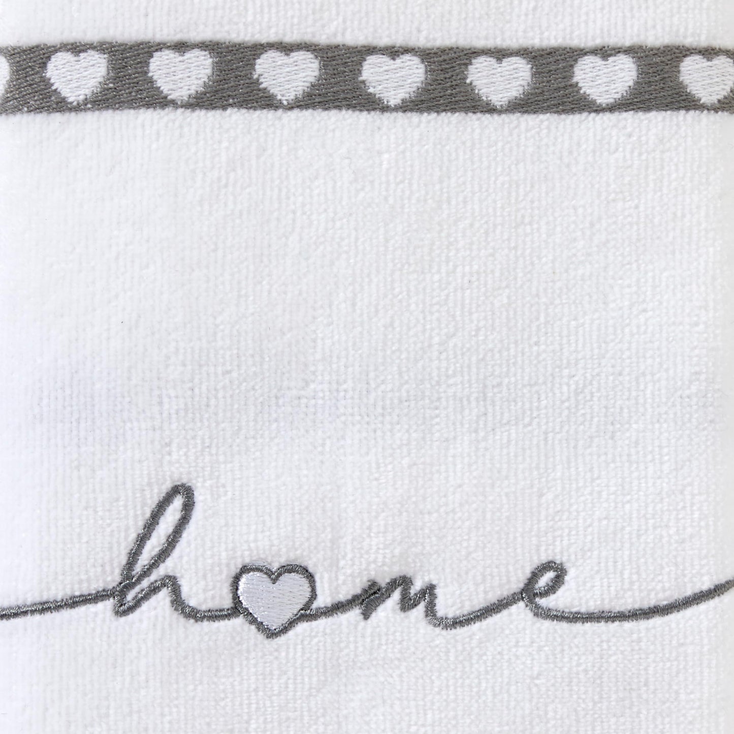 SKL Home Heart in Home Hand Towel Set, 2 Count