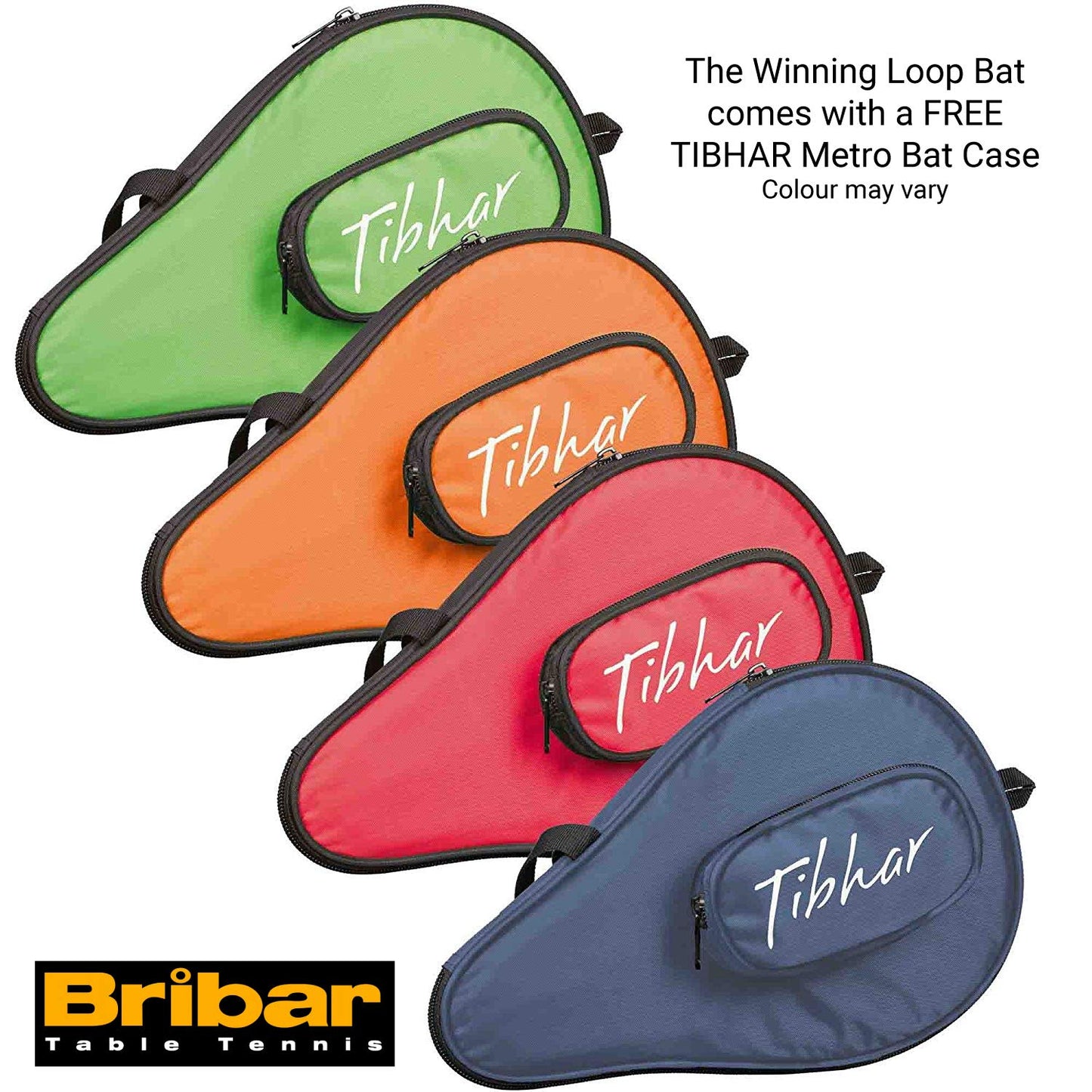 BRIBAR Winning Loop Table Tennis Bat + Case