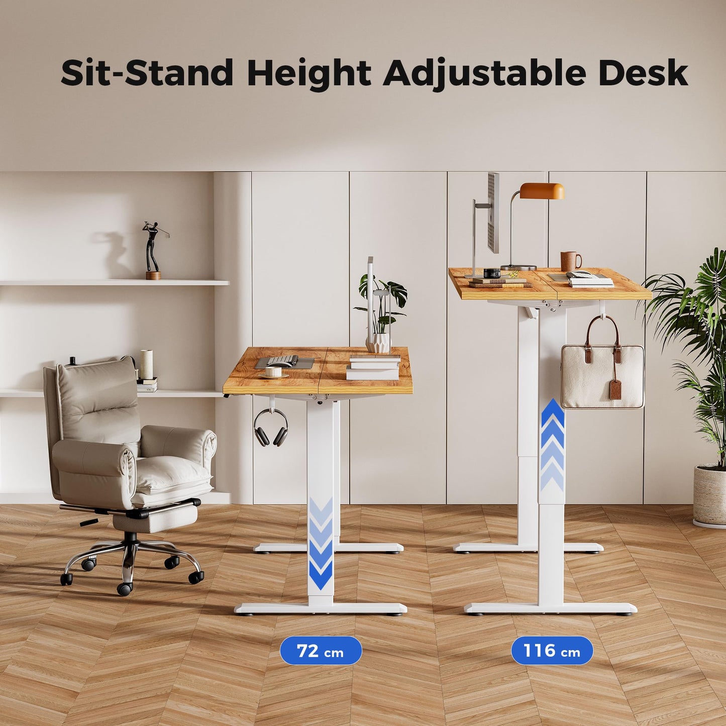 Agilestic Electric Standing Desk, 2 Memory Buttons, 160x60cm