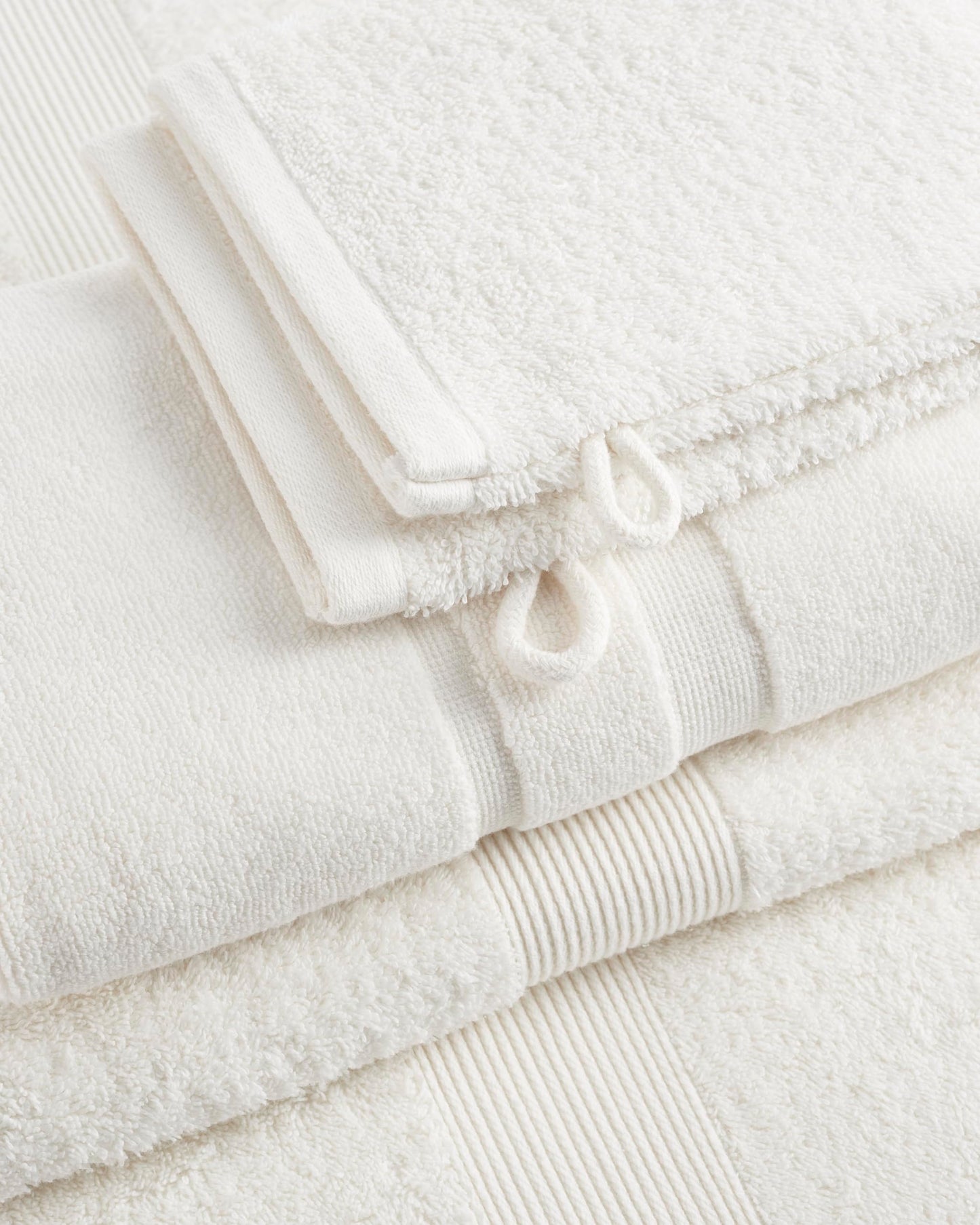 Jalla Happycolor 100% Cotton Wash Mitts - Set of 2, 16x21 cm, Natural - 540 gsm, Soft & Reusable Mitts for Gentle Daily Cleansing