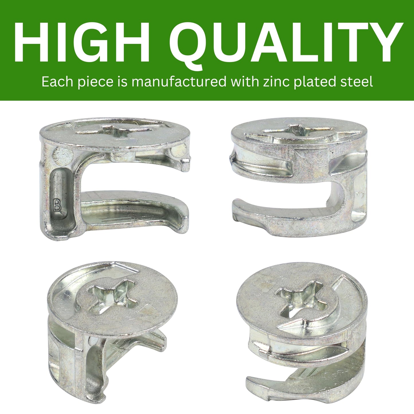 Spare Hardware Parts Cam Lock Nut 12MM | Replacement for IKEA Part # 110630 | Pack of 10