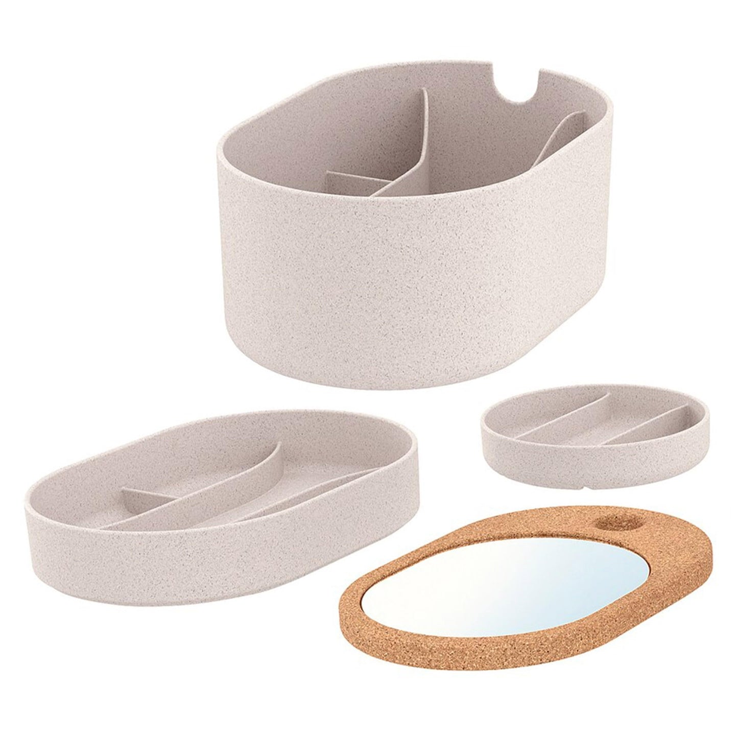 sarcia.eu SAXBORGA Plastic box with mirrored lid