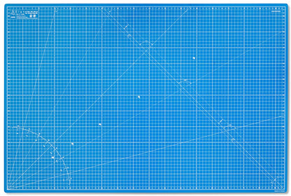Elan A1 Cutting Mat Blue, 5-Ply Hobby Board for Crafts 90X60 CM, Large Self Healing Cutting Mat A1, Large Craft Board for Sewing & Quilting