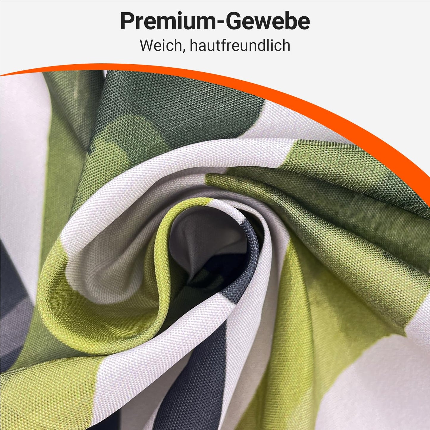 Lerores Shower Curtain 100 x 200 cm Leaves Line, Weighted Hem, Anti-Mould Textile, Water-Repellent